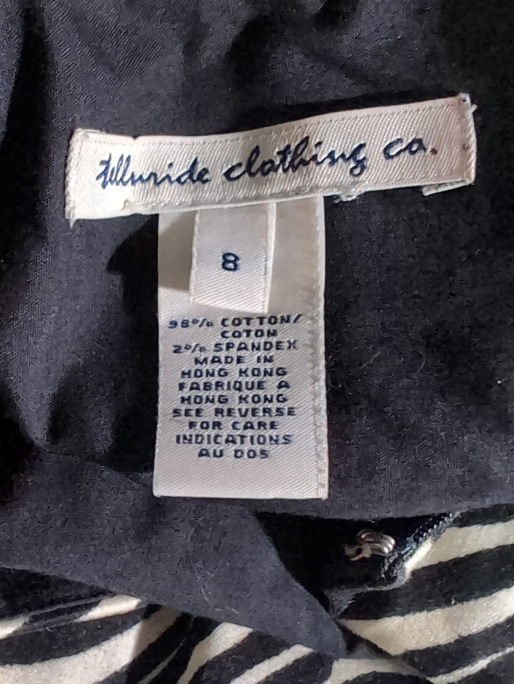 Size 8 Telluride Clothing Co. Zebra Print Skirt - Picture 3 of 7